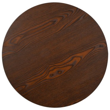 vidaXL Τραπέζι Bistro Σκούρο Καφέ από MDF 50x75cm 1 τεμ.
