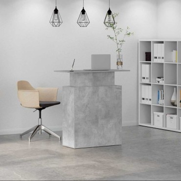 vidaXL Γραφείο υποδοχής 100x40x104cm Επεξεργασμένο Ξύλο 1 τεμ.