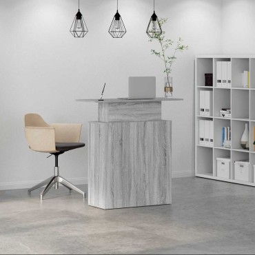 vidaXL Γραφείο υποδοχής 100x40x104cm Επεξεργασμένο Ξύλο 1 τεμ.