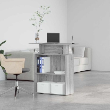 vidaXL Γραφείο υποδοχής 100x40x104cm Επεξεργασμένο Ξύλο 1 τεμ.