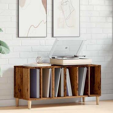 vidaXL Έπιπλο Δίσκων Παλιό Ξύλο 100x38x48cm από Επεξεργασμένο Ξύλο 1 τεμ.