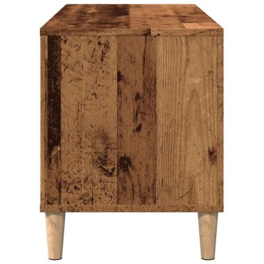 vidaXL Έπιπλο Δίσκων Παλιό Ξύλο 100x38x48cm από Επεξεργασμένο Ξύλο 1 τεμ.