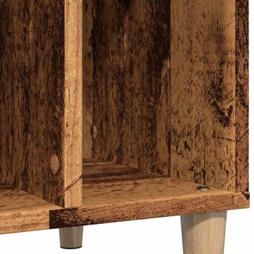 vidaXL Έπιπλο Δίσκων Παλιό Ξύλο 100x38x48cm από Επεξεργασμένο Ξύλο 1 τεμ.