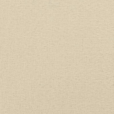 vidaXL Καναπές Διθέσιος Κρεμ Υφασμάτινος 138x77x80cm 1 τεμ.