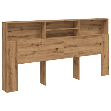 vidaXL Κεφαλάρι Με Αποθηκευτικό Χώρο 200x19x103,5cm Επεξ. Ξύλο 1 τεμ.