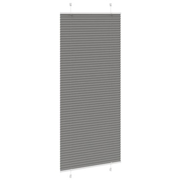 vidaXL Πλισέ περσίδα Ανθρακί 85x200 cm Πλάτος υφάσματος 84,4 cm