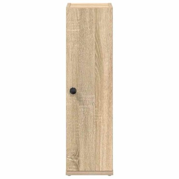 vidaXL Ντουλάπι μπάνιου με θήκη για ρολό Δρυς sonoma 20,5x22x72cm
