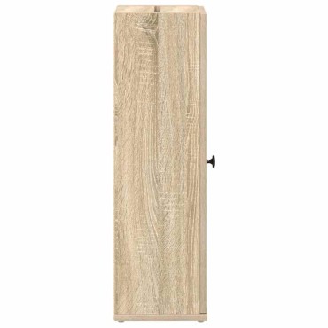 vidaXL Ντουλάπι μπάνιου με θήκη για ρολό Δρυς sonoma 20,5x22x72cm