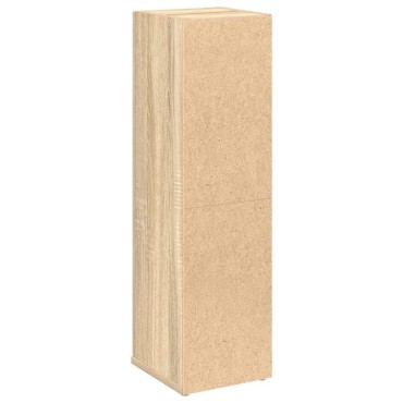 vidaXL Ντουλάπι μπάνιου με θήκη για ρολό Δρυς sonoma 20,5x22x72cm