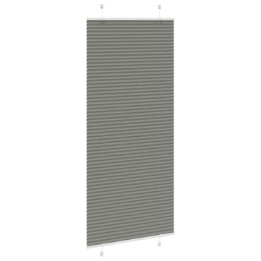 vidaXL Πλισέ περσίδα Ανθρακί 95x200 cm Πλάτος υφάσματος 94,4 cm