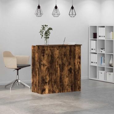 vidaXL Γραφείο υποδοχής 100x50x103,5cm Επεξεργασμένο Ξύλο 1 τεμ.