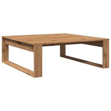 vidaXL Τραπεζάκι Σαλονιού Artisan Δρυς 100x100x35cm Επεξ. Ξύλο 1 τεμ.