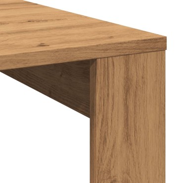 vidaXL Τραπεζάκι Σαλονιού Artisan Δρυς 100x100x35cm Επεξ. Ξύλο 1 τεμ.