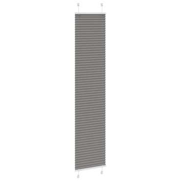 vidaXL Πλισέ περσίδα Ανθρακί 40x200 cm Πλάτος υφάσματος 39,4 cm