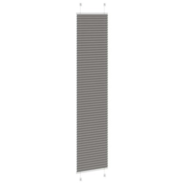 vidaXL Πλισέ περσίδα Ανθρακί 40x200 cm Πλάτος υφάσματος 39,4 cm