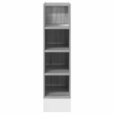 vidaXL Ντουλάπι "Riga" Γκρι Sonoma 20x44,5x81,5cm από Τεχνητό Ξύλο 1 τεμ.