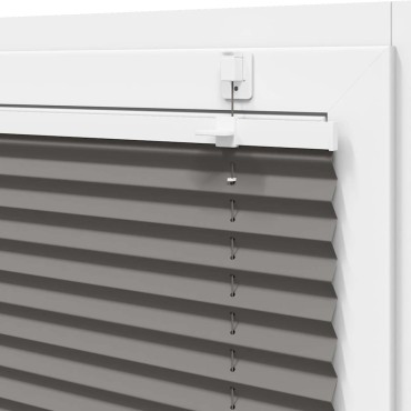 vidaXL Πλισέ περσίδα Ανθρακί 45x200 cm Πλάτος υφάσματος 44,4 cm