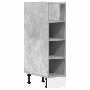 vidaXL Ντουλάπι "Riga" Γκρι από Σκυρόδεμα 20x44,5x81,5cm από Τεχνητό Ξύλο 1 τεμ.