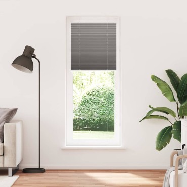 vidaXL Πλισέ περσίδα Ανθρακί 80x200 cm Πλάτος υφάσματος 79,4 cm