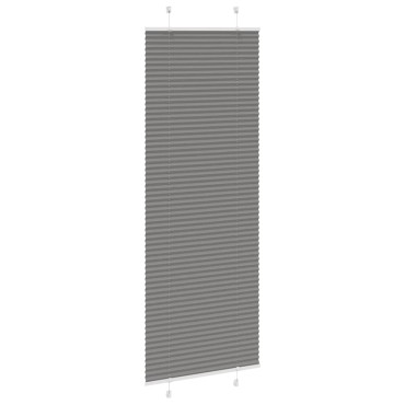 vidaXL Πλισέ περσίδα Ανθρακί 80x200 cm Πλάτος υφάσματος 79,4 cm