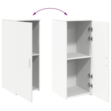 vidaXL Ντουλάπι Αποθήκευσης Λευκό 40x45x103,5cm από Τεχνητό Ξύλο 1 τεμ.