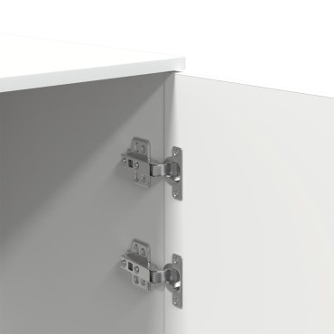 vidaXL Ντουλάπι Αποθήκευσης Λευκό 40x45x103,5cm από Τεχνητό Ξύλο 1 τεμ.