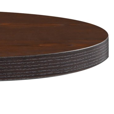 vidaXL Τραπέζι Bistro Σκούρο Καφέ από MDF 60x75cm 1 τεμ.