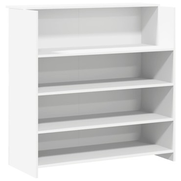 vidaXL Γραφείο Υποδοχής Λευκό 180x50x103,5cm από Τεχνητό Ξύλο 1 τεμ.