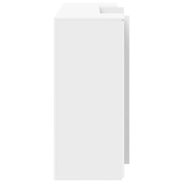 vidaXL Γραφείο Υποδοχής Λευκό 180x50x103,5cm από Τεχνητό Ξύλο 1 τεμ.