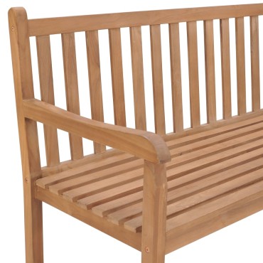 vidaXL Παγκάκι Γωνιακό Κήπου 185x185x90cm από Μασίφ Ξύλο Teak 1 τεμ.