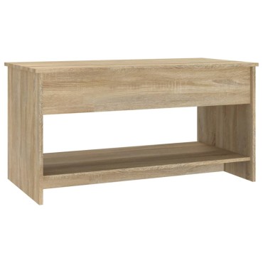 vidaXL Τραπεζάκι Σαλονιού Sonoma Δρυς 102x50x52,5cm Επεξεργ. Ξύλο 1 τεμ.