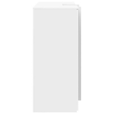 vidaXL Γραφείο υποδοχής Λευκό 155x50x103,5cm Επεξεργασμένο Ξύλο 1 τεμ.