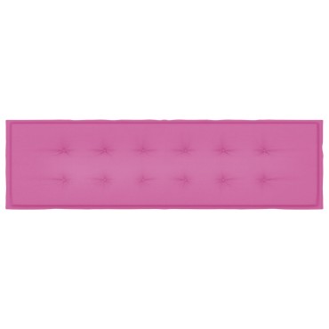 vidaXL Pad για Παγκάκι Ύφασμα Όξφορντ Ροζ 180x50x3cm