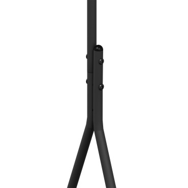vidaXL Ράφι Ρούχων με αποθήκευση Μαύρο 100 x 56 x 154 εκ Ατσάλι