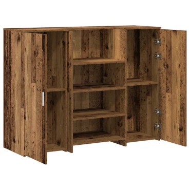 vidaXL Γραφείο υποδοχής Παλιό Ξύλο 135x50x103,5cm Επεξεργασμένο Ξύλο 1 τεμ.