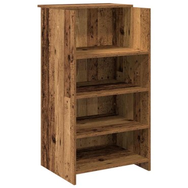 vidaXL Γραφείο υποδοχής Παλιό Ξύλο 135x50x103,5cm Επεξεργασμένο Ξύλο 1 τεμ.