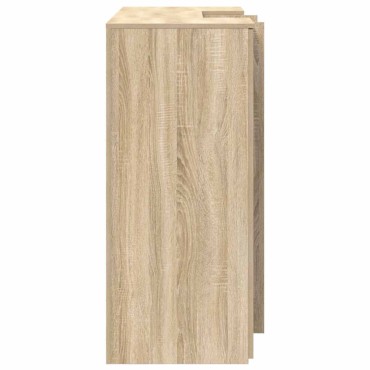 vidaXL Γραφείο υποδοχής Sonoma Δρυς 135x50x103,5cm Επεξεργασμένο Ξύλο 1 τεμ.