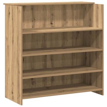vidaXL Γραφείο υποδοχής 180x50x103,5cm Επεξεργασμένο Ξύλο 1 τεμ.
