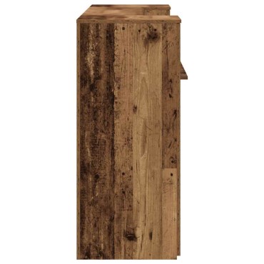 vidaXL Γραφείο υποδοχής Παλιό Ξύλο 180x50x103,5cm Επεξεργασμένο Ξύλο 1 τεμ.