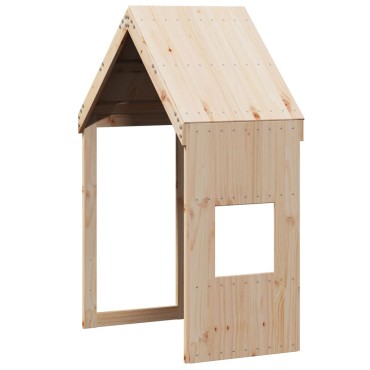 vidaXL Οροφή Κρεβατιού Παιδική 55x99x139,5 εκ. από Μασίφ Ξύλο Πεύκου