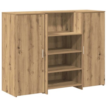 vidaXL Γραφείο υποδοχής 135x50x103,5cm Επεξεργασμένο Ξύλο 1 τεμ.