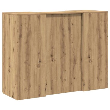 vidaXL Γραφείο υποδοχής 135x50x103,5cm Επεξεργασμένο Ξύλο 1 τεμ.