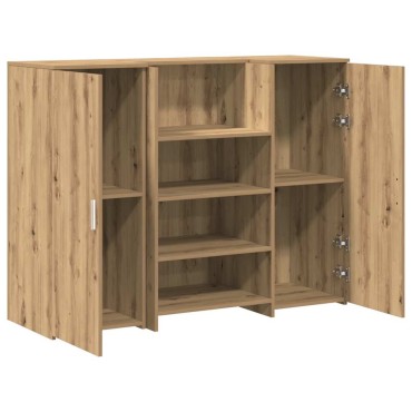 vidaXL Γραφείο υποδοχής 135x50x103,5cm Επεξεργασμένο Ξύλο 1 τεμ.