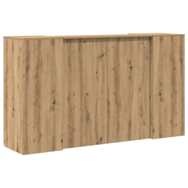 vidaXL Γραφείο υποδοχής 180x50x103,5cm Επεξεργασμένο Ξύλο 1 τεμ.