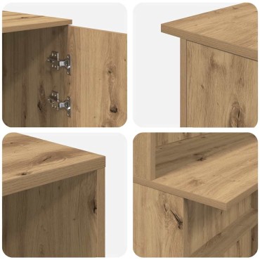 vidaXL Γραφείο υποδοχής 180x50x103,5cm Επεξεργασμένο Ξύλο 1 τεμ.