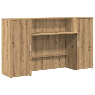 vidaXL Γραφείο υποδοχής 180x50x103,5cm Επεξεργασμένο Ξύλο 1 τεμ.