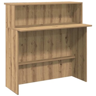 vidaXL Γραφείο υποδοχής 180x50x103,5cm Επεξεργασμένο Ξύλο 1 τεμ.