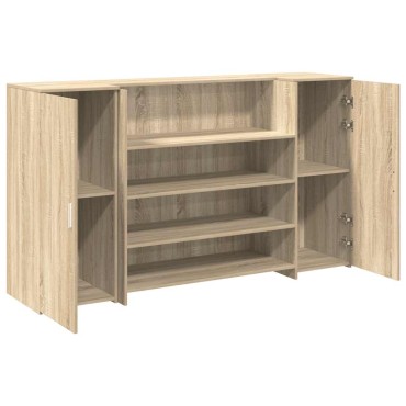 vidaXL Γραφείο υποδοχής Sonoma Δρυς 180x50x103,5cm Επεξεργασμένο Ξύλο 1 τεμ.