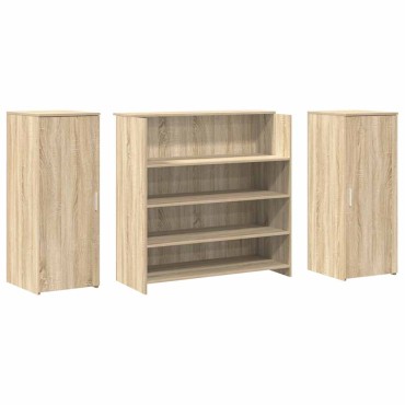 vidaXL Γραφείο υποδοχής Sonoma Δρυς 180x50x103,5cm Επεξεργασμένο Ξύλο 1 τεμ.