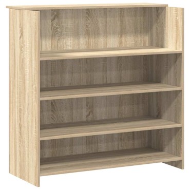 vidaXL Γραφείο υποδοχής Sonoma Δρυς 180x50x103,5cm Επεξεργασμένο Ξύλο 1 τεμ.